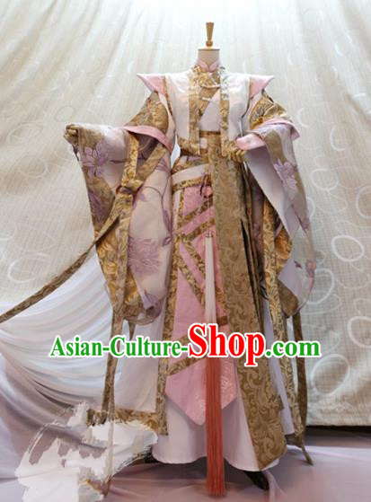Traditional China Ancient Cosplay Swordswoman Clothing Tang Dynasty Palace Princess Costumes for Women