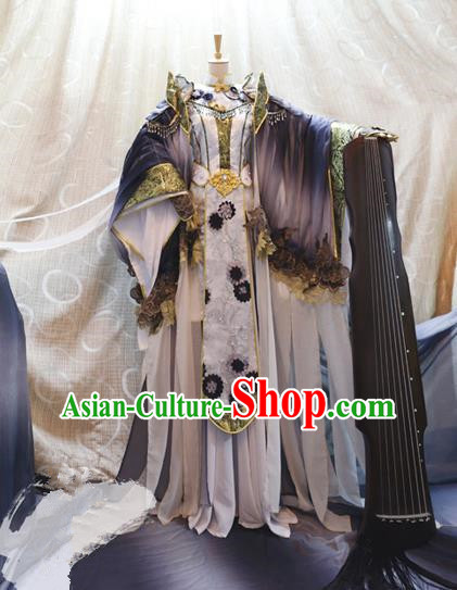 China Ancient Cosplay Empress Clothing Traditional Tang Dynasty Palace Queen Dress for Women