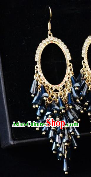 European Western Bride Vintage Jewelry Accessories Eardrop Renaissance Gothic Earrings for Women