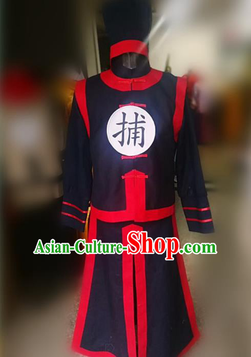 Traditional Chinese Stage Performance Costume Ancient Buster Hanfu Clothing for Men