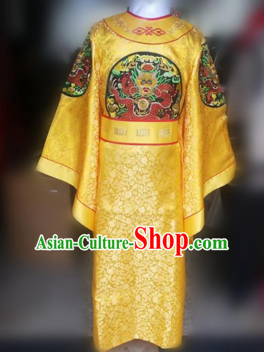 Traditional Chinese Stage Performance Costume Ancient Song Dynasty Emperor Hanfu Clothing for Men