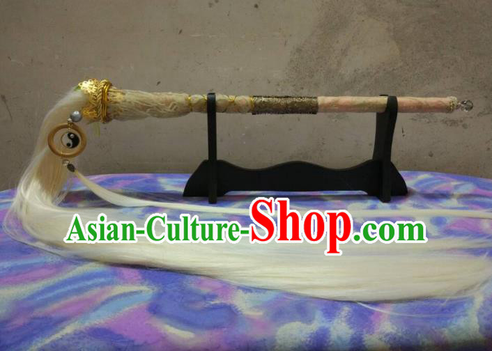 Traditional China Ancient Cosplay Taoist Priest Horsetail Whisk