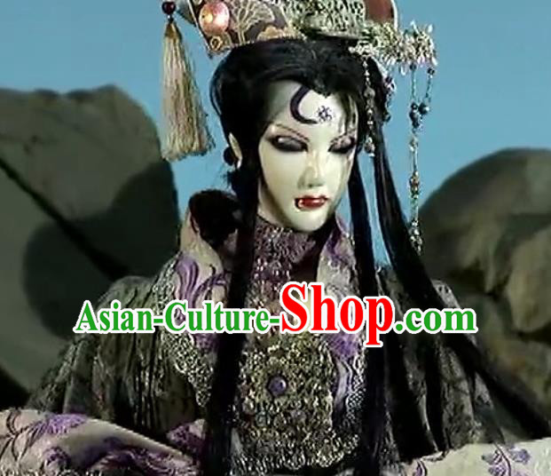 Traditional China Ancient Cosplay Hair Accessories Swordsman Wig and Headwear for Men