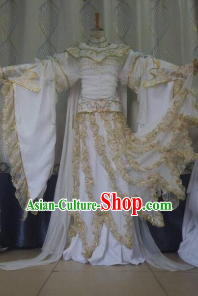 Traditional China Ancient Cosplay Fairy Costume Princess Hanfu Dress Clothing for Women
