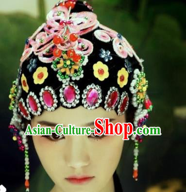 Chinese Handmade Classical Beijing Opera Hair Accessories Ancient Headgear