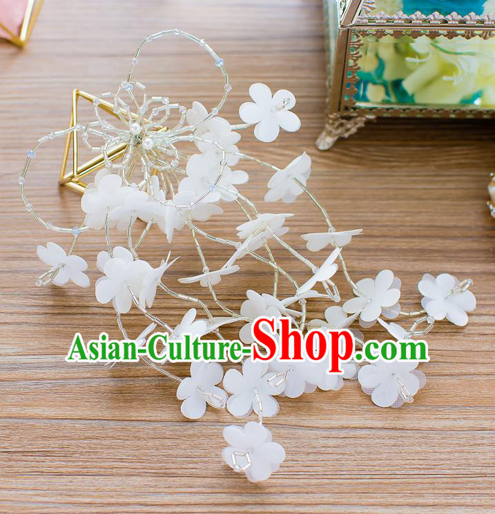Handmade Classical Wedding Hair Accessories Bride Flowers Hair Claw Headband for Women