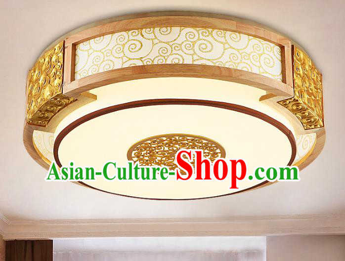 Traditional Chinese Golden Palace Lanterns Handmade Lantern Ancient Ceiling Lamp