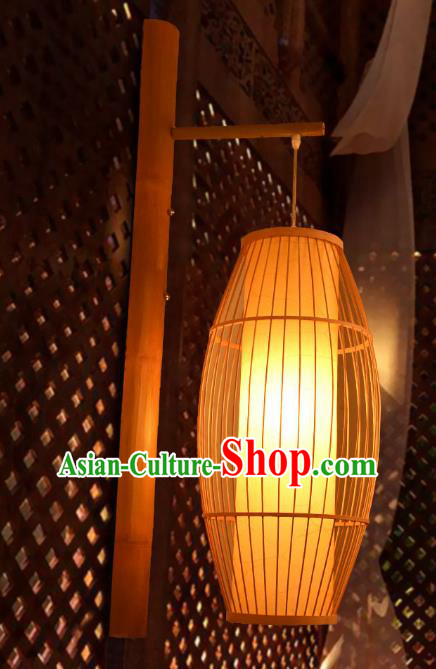 Traditional Asian Rattan Wall Lanterns Handmade Lantern Ancient Lamp