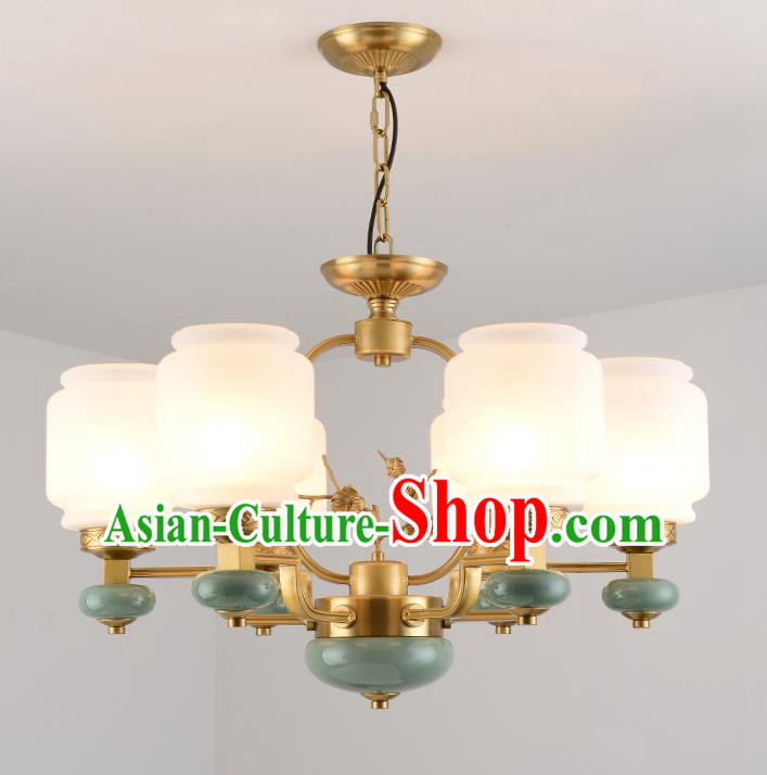 Traditional Chinese Six-Lights Ceiling Lanterns Ancient Handmade Lantern Ancient Lamp