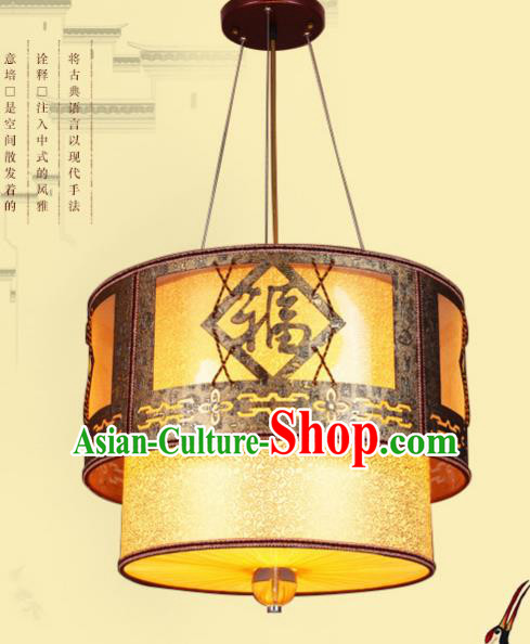 Traditional Chinese Hanging Lanterns Handmade Painting Palace Ceiling Lantern Ancient Lamp