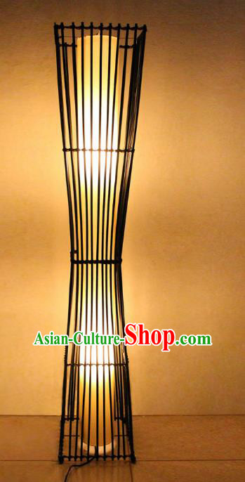 Traditional Asian Rattan Lanterns Handmade Lantern Ancient Floor Lamp