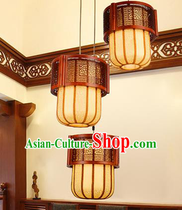 Traditional Chinese Handmade Wax Gourd Hanging Lantern Asian Ceiling Lanterns Ancient Lantern
