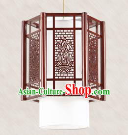 Traditional Chinese Handmade Lantern Wood Carving Hanging Lantern Asian Palace Ceiling Lanterns Ancient Lantern