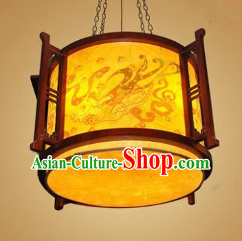Traditional Chinese Hanging Palace Lantern Handmade Parchment Ceiling Lanterns Ancient Lamp