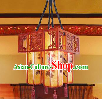 Traditional Chinese Parchment Palace Lantern Handmade Painted Hanging Lanterns Ancient Lamp