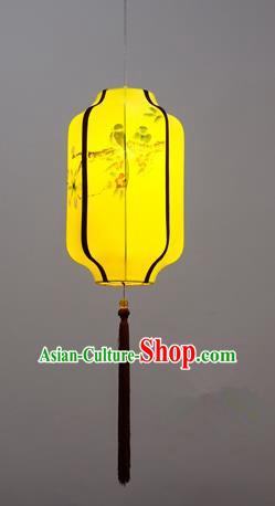 Traditional Chinese Palace Lantern Handmade Painting Flowers Birds Ceiling Lanterns Ancient Lamp