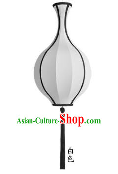 Top Grade Handmade White Vase Lanterns Traditional Chinese Hanging Palace Lantern Ancient Lanterns