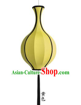 Top Grade Handmade Yellow Vase Lanterns Traditional Chinese Hanging Palace Lantern Ancient Lanterns