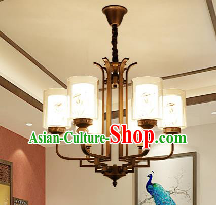 China Handmade Six-Lights Ceiling Lanterns Traditional Chinese Palace Lantern Ancient Lanterns