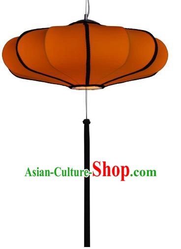 Top Grade Handmade Orange Lanterns Traditional Chinese Palace Lantern Ancient Ceiling Lanterns