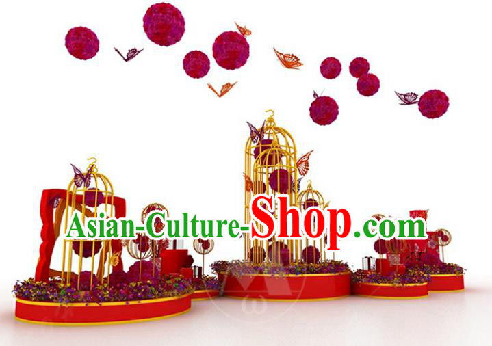 Handmade China Spring Festival Lamp Lamplight Decorations Stage Display Lanterns