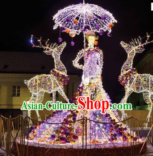Traditional Handmade Christmas Lights Show Decorations Shiny Beauty Lamplight LED Lanterns