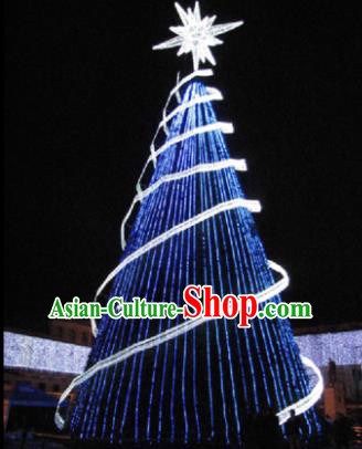 Traditional Shiny Christmas Tree Lamps Stage Display Lights Decorations Lamplight LED Lanterns