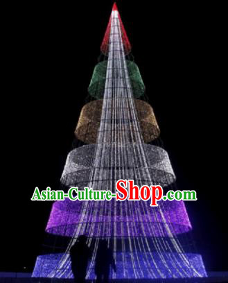 Traditional Christmas Tree Light Show Decorations Lamps Stage Display Lamplight LED Lanterns