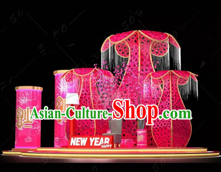 China Traditional New Year Lamp Lamplight Decorations Stage Display Lanterns