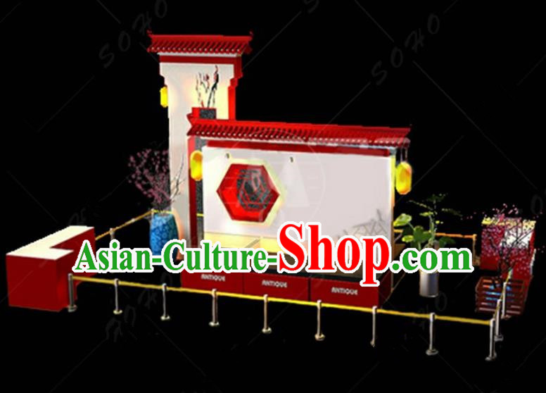 China Traditional New Year Lamp Courtyard Lamplight Decorations Stage Display Lanterns