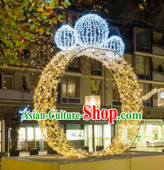 Traditional Christmas LED Lights Show Decorations Stage Lamplight Display Lanterns
