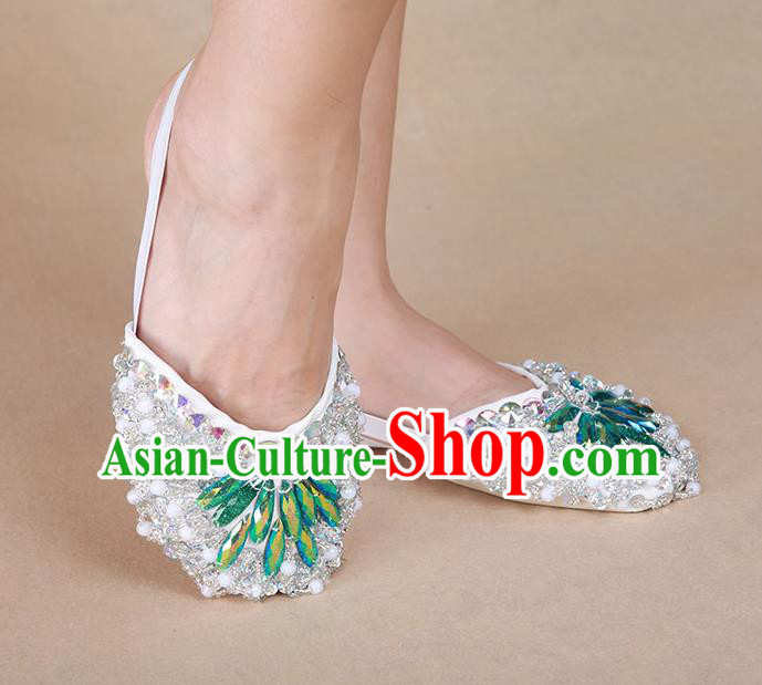 Indian Traditional Belly Dance Accessories Half Shoes for Women
