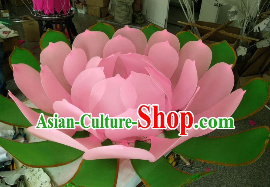 Handmade Stage Pond Giant 3 Meters Lotus Flower Props Arts