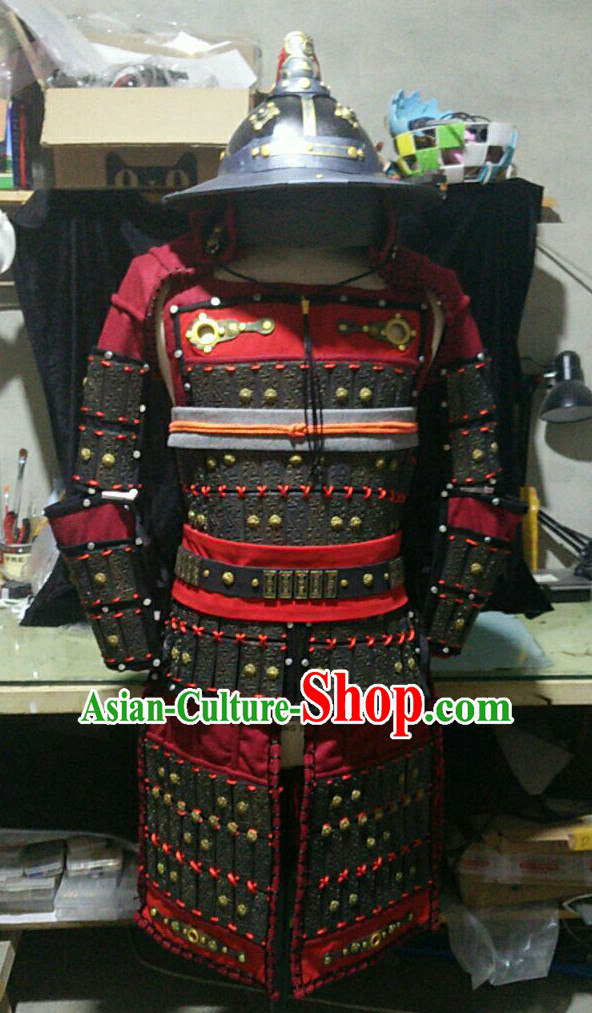 Asian Warrior Chinese General Superhero Costume Complete Set