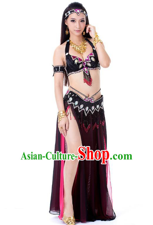 Traditional Bollywood Belly Dance Clothing Indian Oriental Dance Sexy Dress for Women