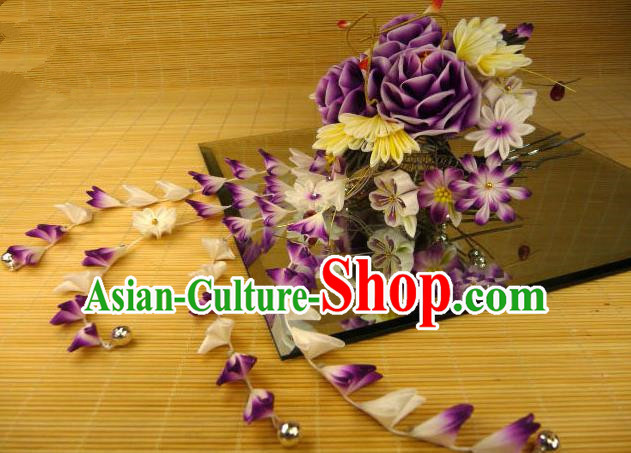 Traditional Japanese Hair Accessories Kimono Hairpins for Women