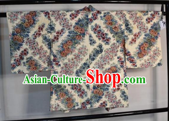 Japanese Traditional Yukata Printing Shirts Japan Samurai Haori Kimonos Clothing for Men