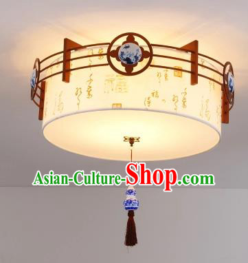 Traditional China Handmade Lantern Ancient Hanging Lanterns Round Palace Ceiling Lamp