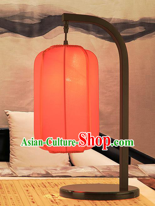 Asian China Style Red Lanterns Traditional Chinese Ancient Desk Lamp Palace Lantern
