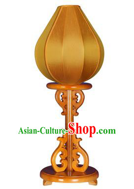 Asian China Handmade Yellow Lanterns Traditional Ancient Desk Palace Lantern