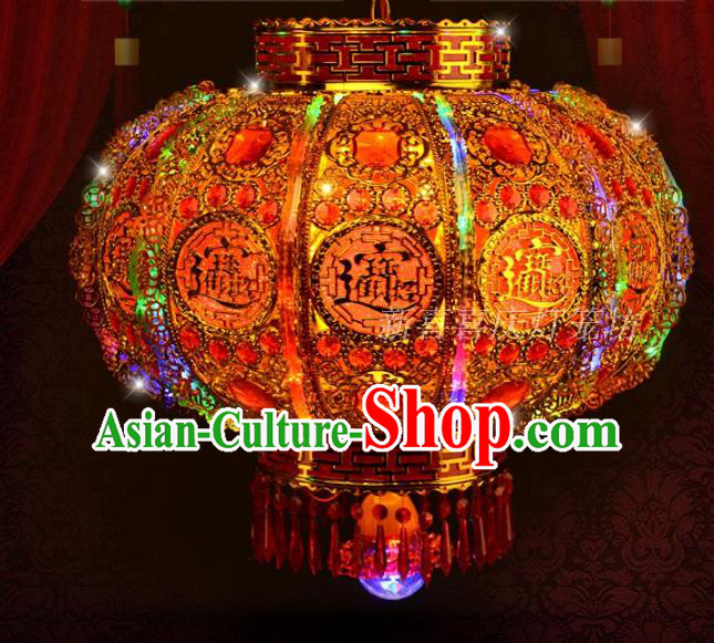 Chinese Handmade Palace Lanterns Traditional New Year Colorful Hanging Lantern