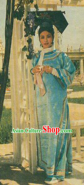 Chinese Ancient Qing Dynasty Young Empress Dowager Cixi Manchu Dress Historical Costume for Women