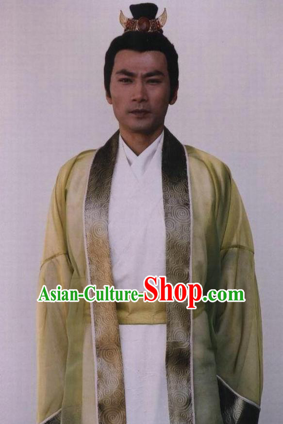 Chinese Ancient Prince Costume Ming Dynasty Royal Highness Ning Zhu Chenhao Clothing for Men