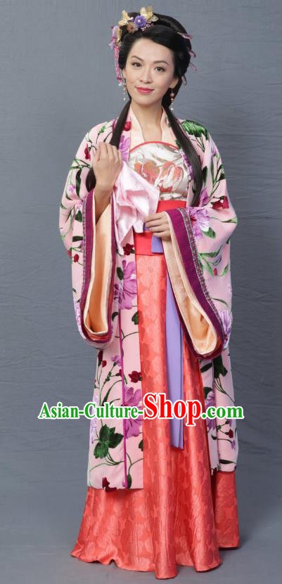 Ancient Chinese Song Dynasty Noblewoman Hanfu Dress Replica Costume for Women