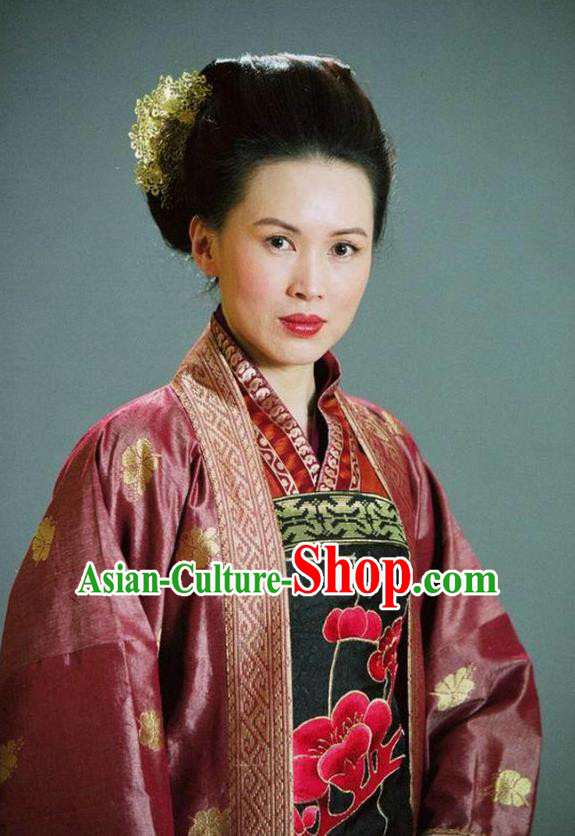 Ancient Chinese Song Dynasty General She Saihua Swordswoman Replica Costume for Women