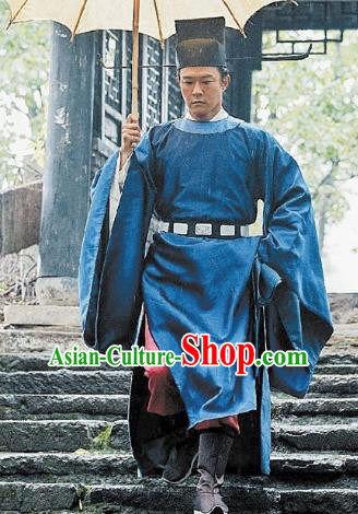 Chinese Song Dynasty Kaifeng Magistrate Bao Zheng Replica Costume for Men