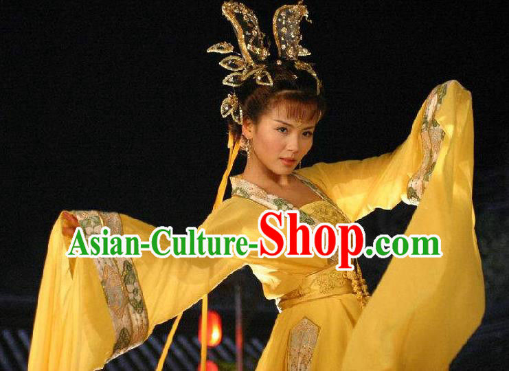 Chinese Ancient Song Dynasty Lady Huarui Embroidered Replica Costume for Women