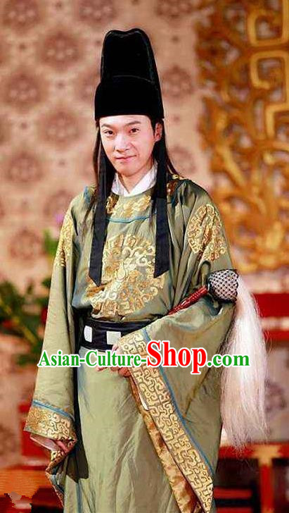 Chinese Ancient Song Dynasty Court Eunuch Replica Costume for Men
