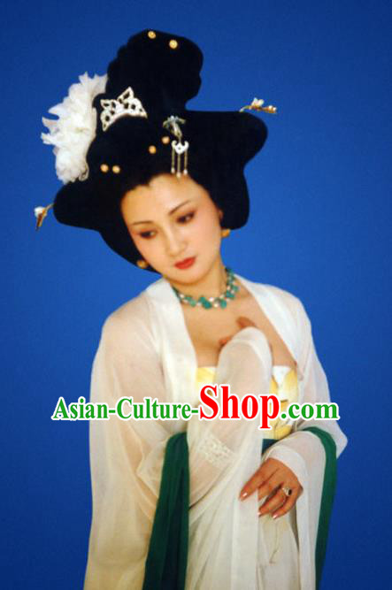 Chinese Ancient Tang Dynasty Imperial Consort Yang Replica Costume for Women