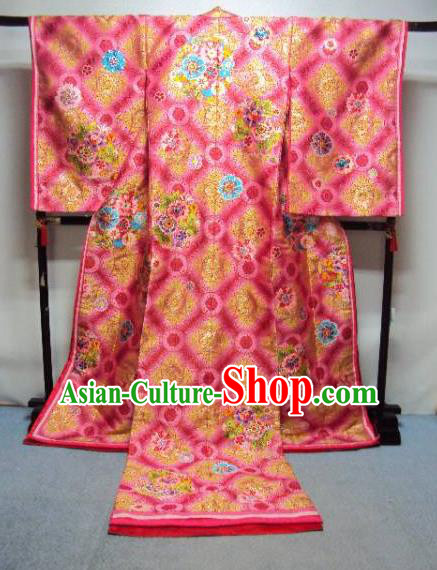 Ancient Japanese Empress Garment Palace Iromuji Furisode Kimonos Traditional Yukata Dress Costume for Women